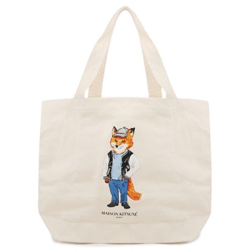 Maison Kitsune Dressed Fox Tote Bag PM05107-WW9042-P700 148976946 [P]