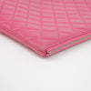 CHANEL Logo große Lammleder Clutch Pink 158877465 [P]