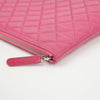 CHANEL Logo große Lammleder Clutch Pink 158877465 [P]