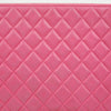 CHANEL Logo große Lammleder Clutch Pink 158877465 [P]