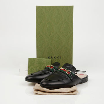 Gucci Princetown Leather Loafers Black 159022359 [P]
