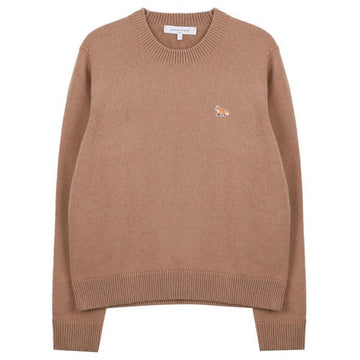 MAISON KITSUNE Baby Fox Lambswool Regular Strick-Pullover 150946607 [P]