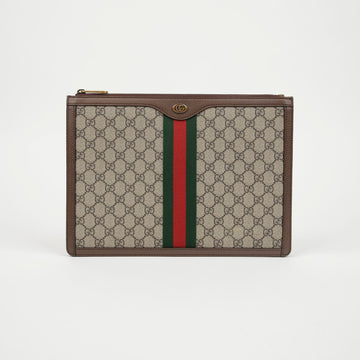 Gucci Ophidia Portfolio Clutch in GG Supreme Canvas 159023088 [P]