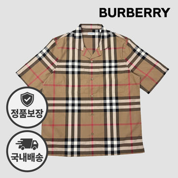 Burberry Men's Check Short Sleeve Shirt 156335375 [P]
