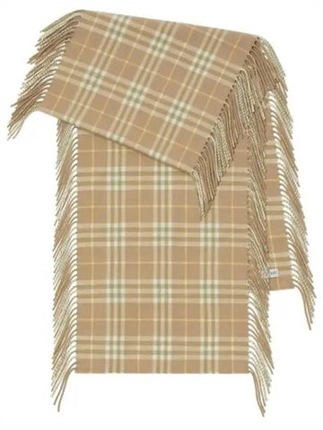 Burberry Checkered Cashmere Happy Scarf 8079990 151055682 [P]
