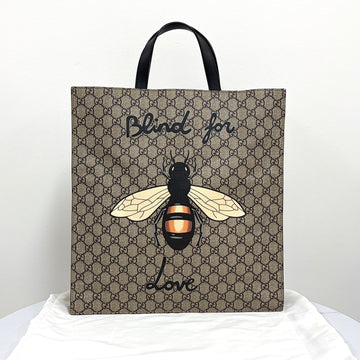 Gucci Supreme Logo Bee Tote Bag (450950) 159416832 [P]