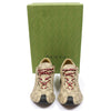Gucci Beige Ebony Leather Run Sneakers for Men 9 159420122 [P]