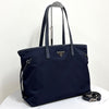 PRADA Nylon Shopper & Schultertasche Navy 159425164 [P]