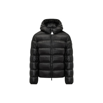 Moncler GUADIANA Black Logo Patch Hooded Padded Jacket 159428094 [P]
