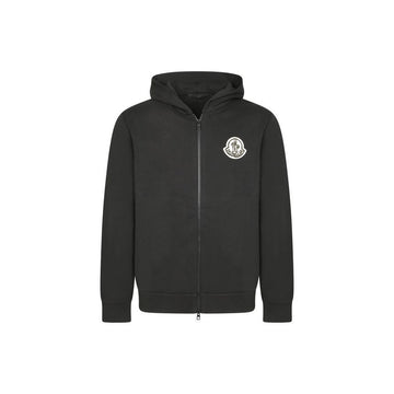 MONCLER Kapuzensweatjacke mit Logo-Patch in Schwarz 8G000 27 899V4 999 159428101 [P]