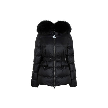 Moncler BOED Hooded Shearling Trimmed Puffer Jacket Black 1A000 99 595FE 999 159428107 [P]
