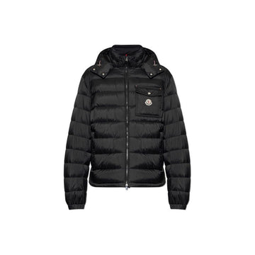 MONCLER VERITH Logo-Patch Steppjacke Schwarz 1A000 04 599Q0 999 159428105 [P]