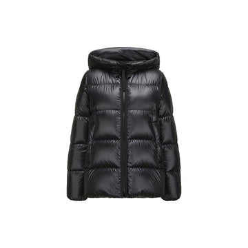 Moncler SERITTES Hooded Down Jacket with Logo Patch Black 1A001 58 597YG 999 159428110 [P]