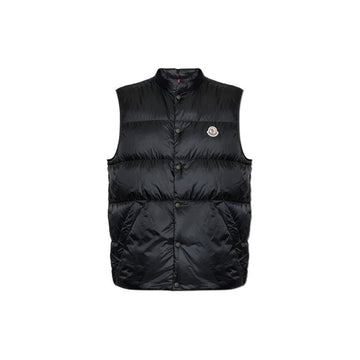 Moncler TUQUEROUYE Logo Patch Padded Vest Black 1A000 28 597YF 999 159428112 [P]
