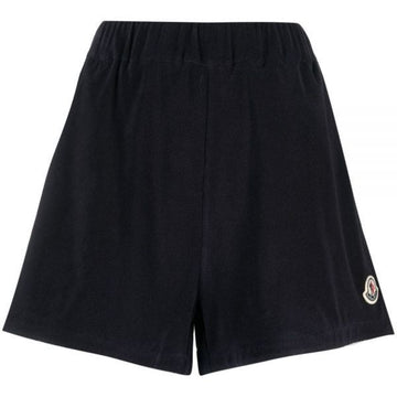 MONCLER ロゴパッチテリーコットンスウェットショートパンツ (8H00022 596LS 778) 138827459 [P]