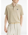 MAISON KITSUNE グレー フォックス ヘッド コンフォート ポロ グレー ティーシャツ 156801459 [P]