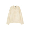 STUSSY オープンニットカラーセーターアイボリー117235 152739428 [P]