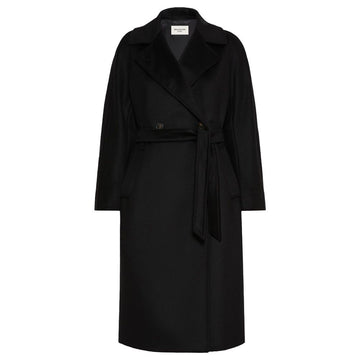 MaxMara Regina Virgin Wool Coat Black 2625016021 013 159441814 [P]