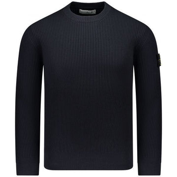 STONE ISLAND Full-Rib Wool Crewneck Pullover_Regular Fit (7915553C2 A0020) 151313291 [P]