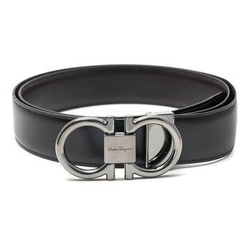 SALVATORE FERRAGAMO Ferragamo Double Gancini Herren Wende Gürtel 67-9938-00 694531 30546569 [P]