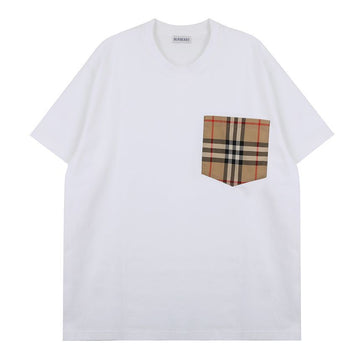 BURBERRY チェックポケットコットンTシャツ 128843518 [P]