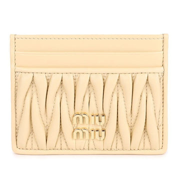 MIU MIU ナパレザー カードホルダー 135588145 [P]