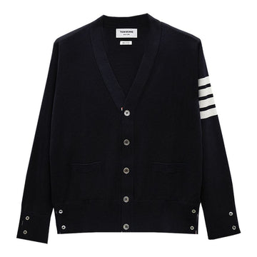 THOM BROWNE Männer Cardigan aus feiner Merinowolle schräg MKC002A Y1014 415 159450804 [P]