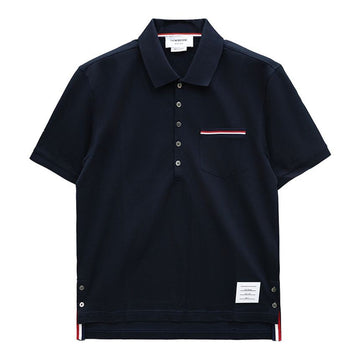 THOM BROWNE RWB Streifen Herren Polo Kurzarm T-Shirt MJP022A 01455 415 159450873 [P]