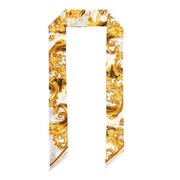 VERSACE 26SS Bedrucktes Seidentwill-Krawattenschal 157825855 [P]