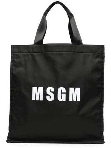 MSGM Logo Print Tote Bag 151062479 [P]