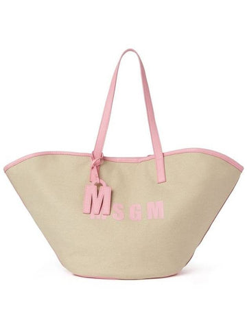 MSGM ラージキャンバストートバッグ 3641MDZ34 598 13 151062490 [P]