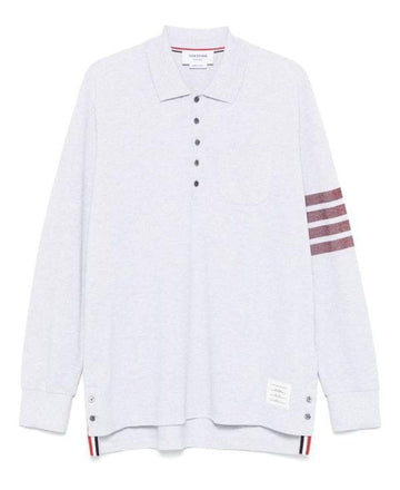 Thom Browne Four Bar Long Sleeve Polo Knit 151102983 [P]