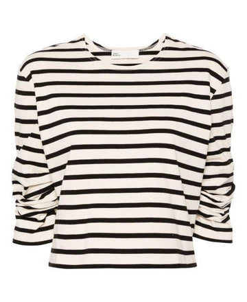 TORY BURCH SCRUNCHEDスリーブTシャツ 160086 117 151103227 [P]
