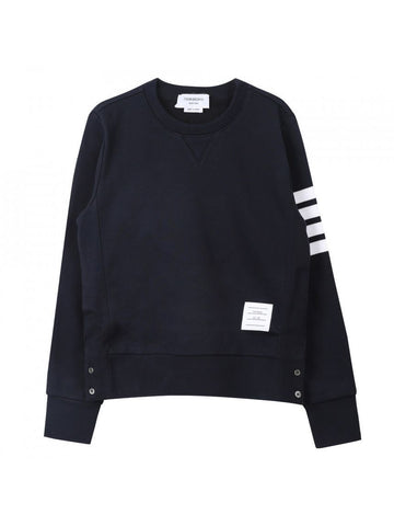 THOM BROWNE 4-Streifen RWB Tab Loopback Sweatshirt FJT002A 00535 415 151103274 [P]