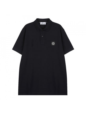 STONE ISLAND コットンエラスタンピケティーシャツ 151103935 [P]