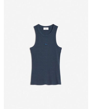 Maison Kitsune Baby Fox Patch Rib Tank Top OW00604KJ0134 P476 152201122 [P]
