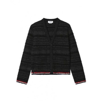 THOM BROWNE Tartan Check Inlay Jacquard Crewneck Merinowolle 40 152201289 [P]