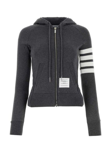 Thom Browne Classic Loopback 4-Bar Full Zip Hoodie 00535 025 152201434 [P]