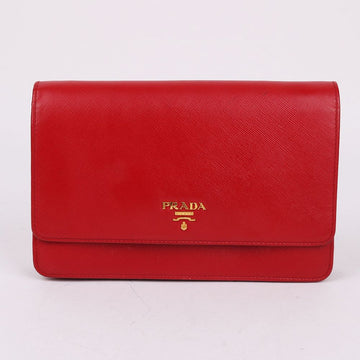 PRADA Saffiano Rot Spiegel WOC Crossbody Bag 1M1405 159467424 [P]