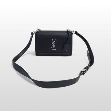 Saint Laurent Leather Medium Satchel Bag Navy 464673 159468299 [P]