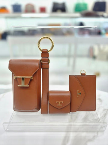 TODS 3-in-1 Leder Smartphone Mini Tasche Kartenhalter Set XAWTSIWA200RORG807 159468314 [P]