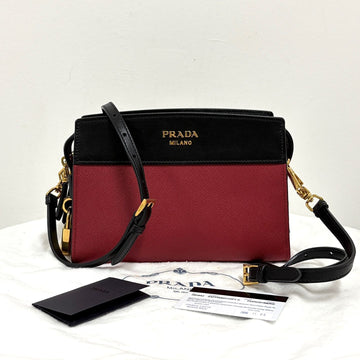 Prada Saffiano City Shoulder Bag & Crossbody Bag (1BH043) 159469419 [P]