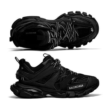 Balenciaga Track Trainer All Black Men's Sneakers 542023 W1GB1 1000 129119957 [P]
