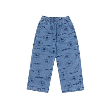 BOBO CHOSES ライトデニムキッズパンツ 155714479 [P]