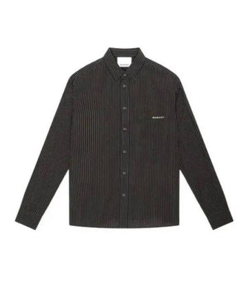 ISABEL MARANT Gestreiftes Langarmhemd CH0041HB B1I15H BKMD 152202481 [P]