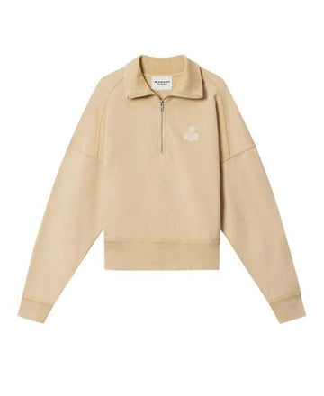 Isabel Marant Half Zip Logo Sweatshirt SW0093FA D1M04E 10LC 152202778 [P]