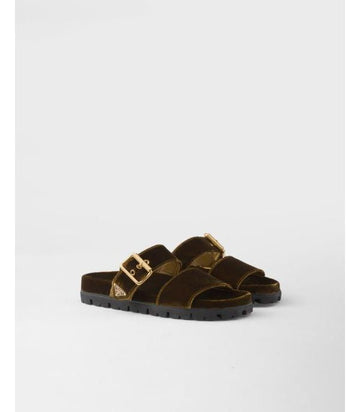 PRADA Velours Slide 1XX715 068 F0316 152202901 [P]