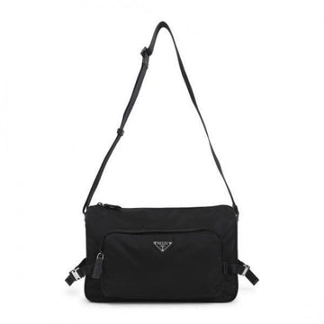 PRADA ラージナイロンおよびサピレイノレザーショルダーバッグ 2VH191 VOOO 2DMG F0002 152203181 [P]