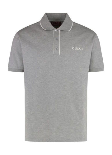 Gucci Cotton Pique Polo Shirt 152203282 [P]