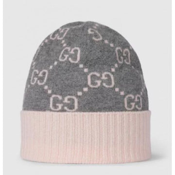 Gucci Cashmere Jacquard Beanie 152203387 [P]